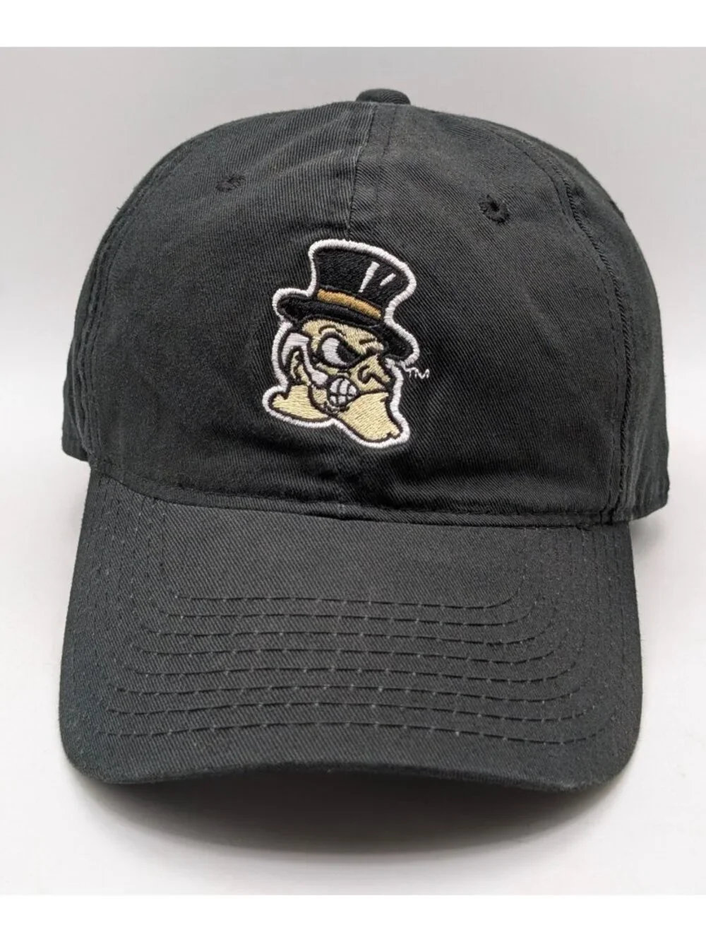 Wake Forest Demon Deacons Strap Back Hat Mascot Cap Adjustable Black NCAA Unisex